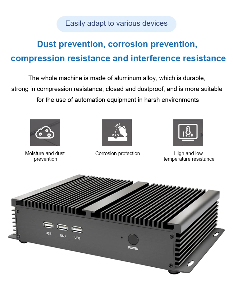 Fanless Mini PC Core I5 Embedded Industrial Mini PC Mini Computer Mini PC