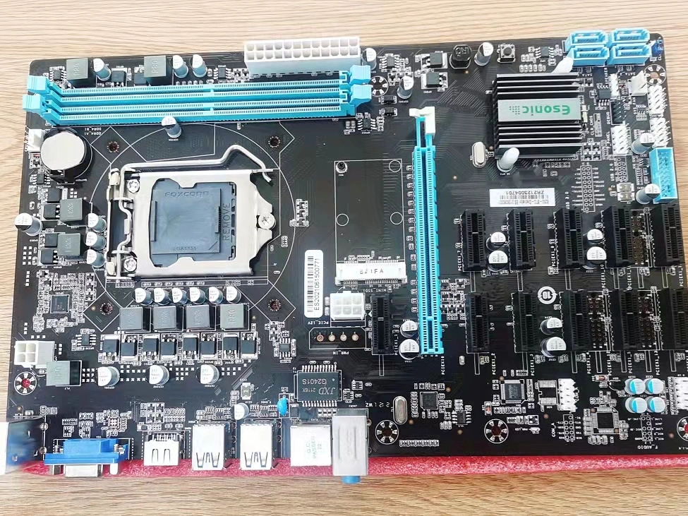 Hot Selling B250 Btc Mining Motherboard with 12 GPU Slots